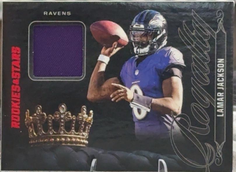 2025 Panini Rookies & Stars Royalty Lamar Jackson #R-LJN card