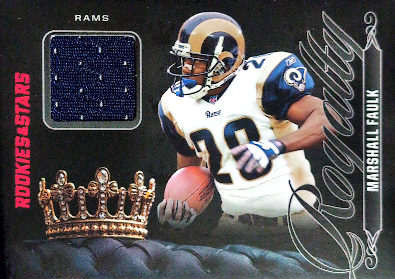 2025 Panini Rookies & Stars Royalty Marshall Faulk #R-MFK card