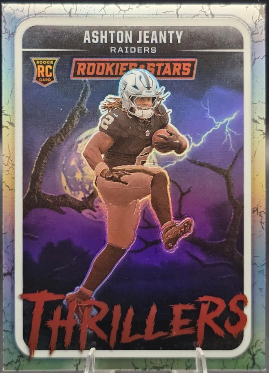 2025 Panini Rookies & Stars Thrillers Ashton Jeanty #3 card
