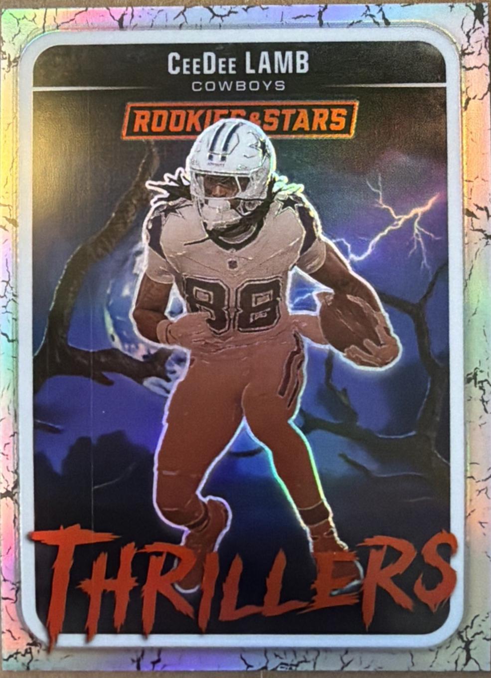 2025 Panini Rookies & Stars Thrillers CeeDee Lamb #2 card