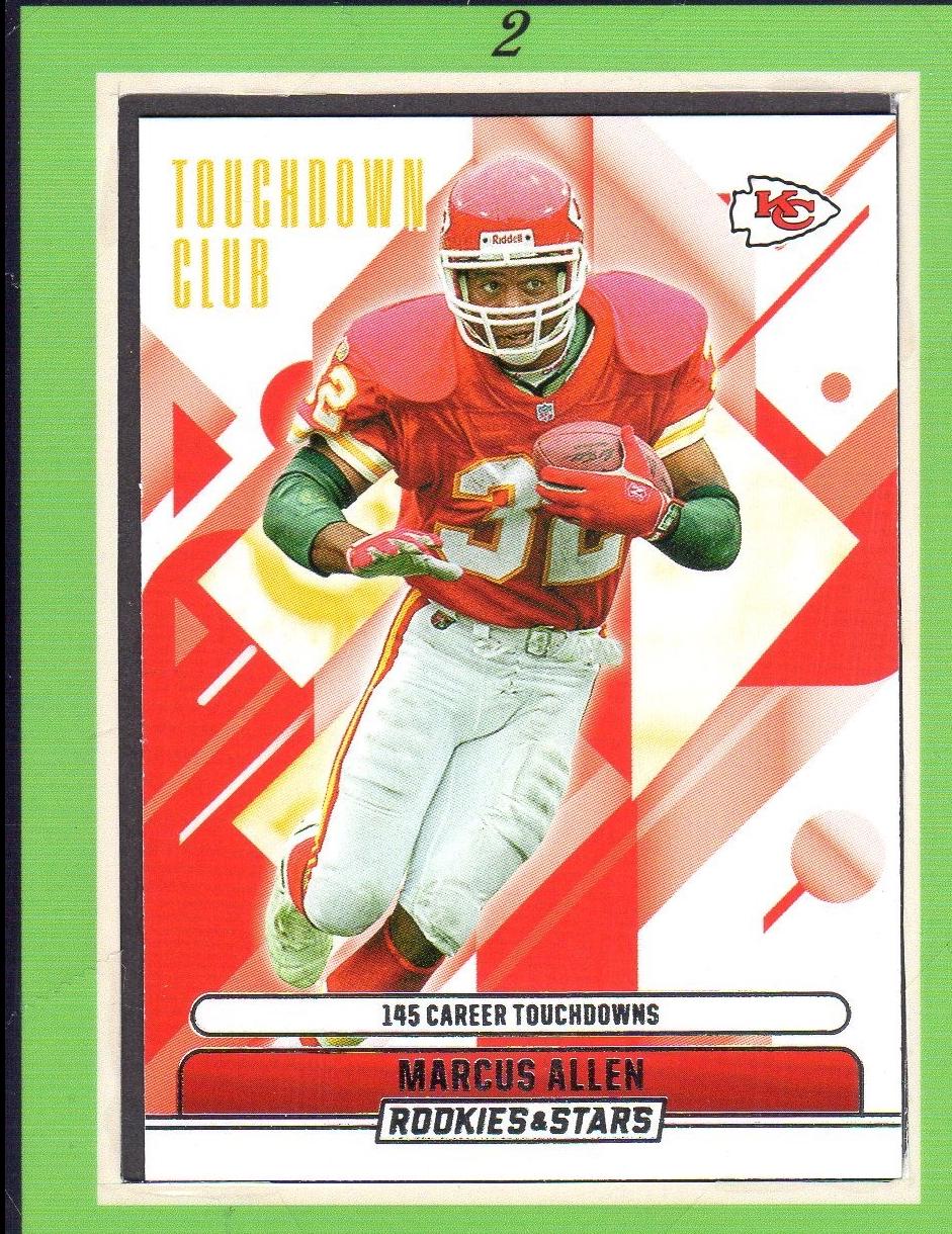 2025 Panini Rookies & Stars Touchdown Club Marcus Allen #3 card