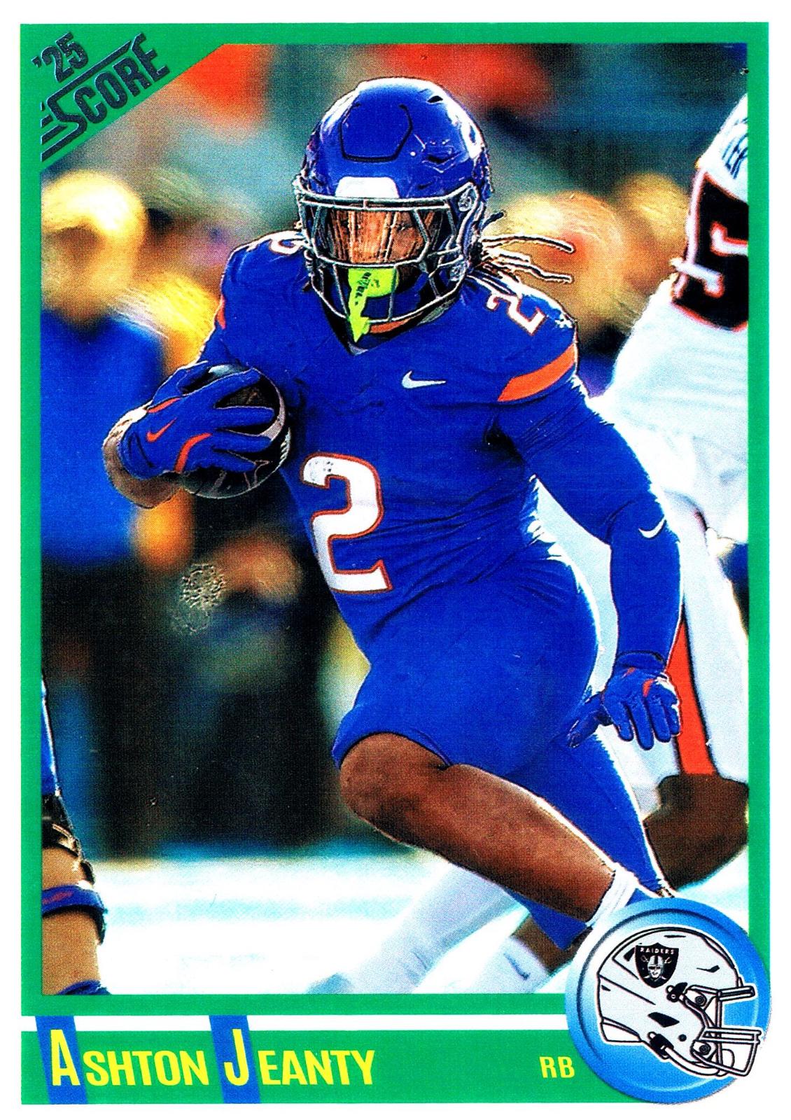2025 Panini Score Anniversary Rookie Ashton Jeanty #1 card