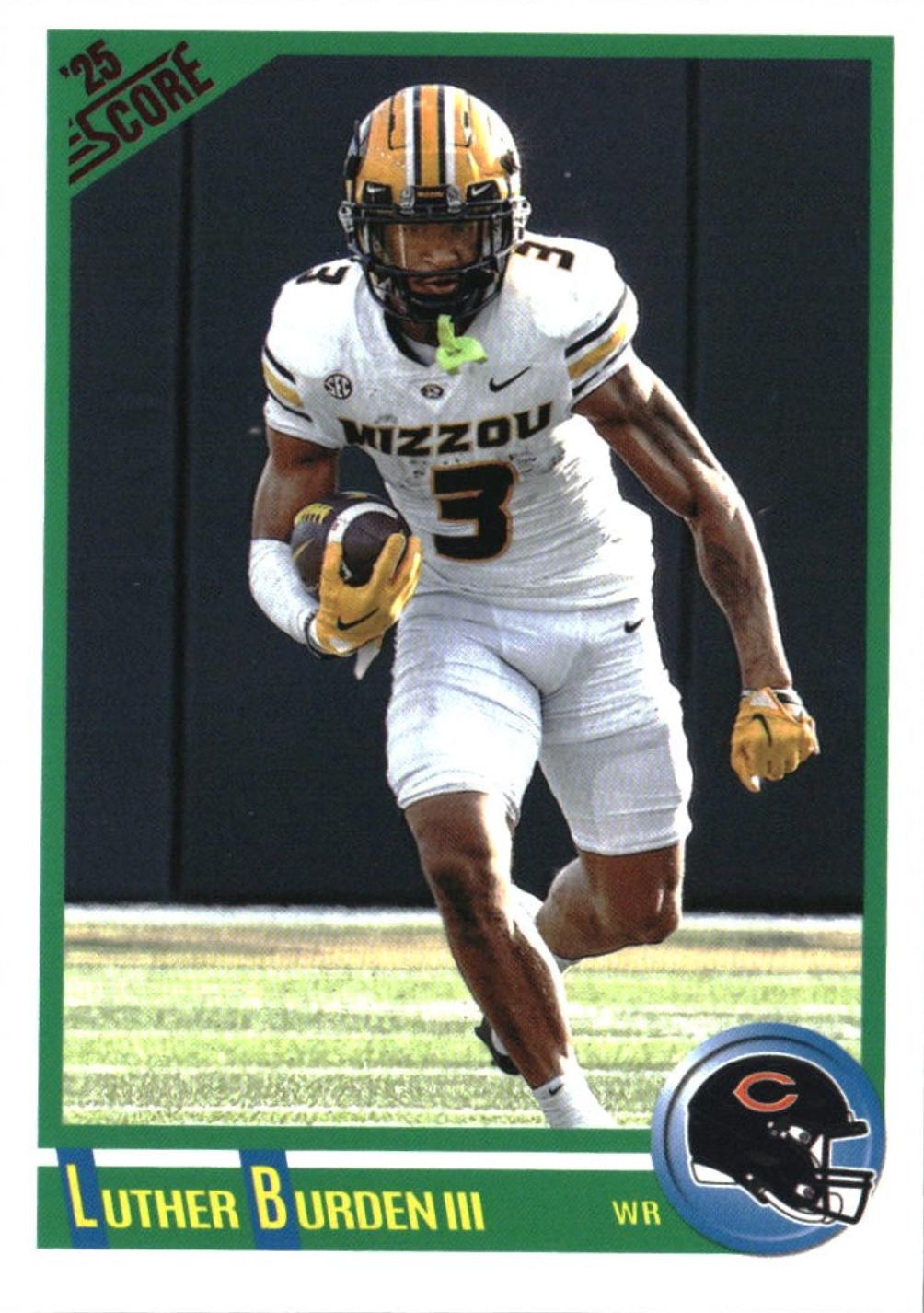2025 Panini Score Anniversary Rookie Luther Burden III #6 card