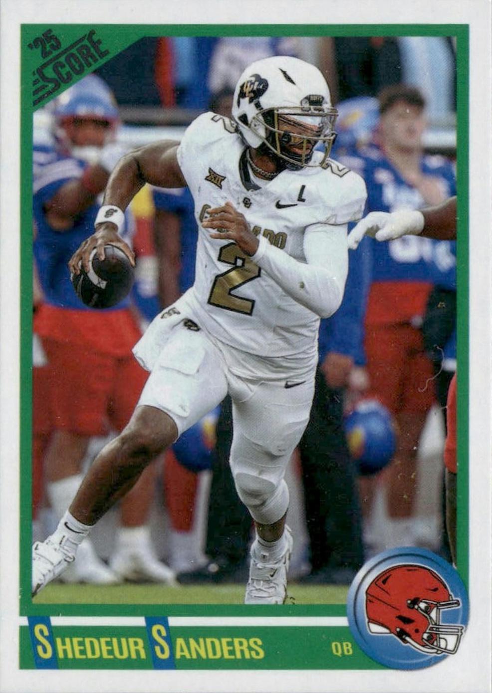 2025 Panini Score Anniversary Rookie Shedeur Sanders #2 card