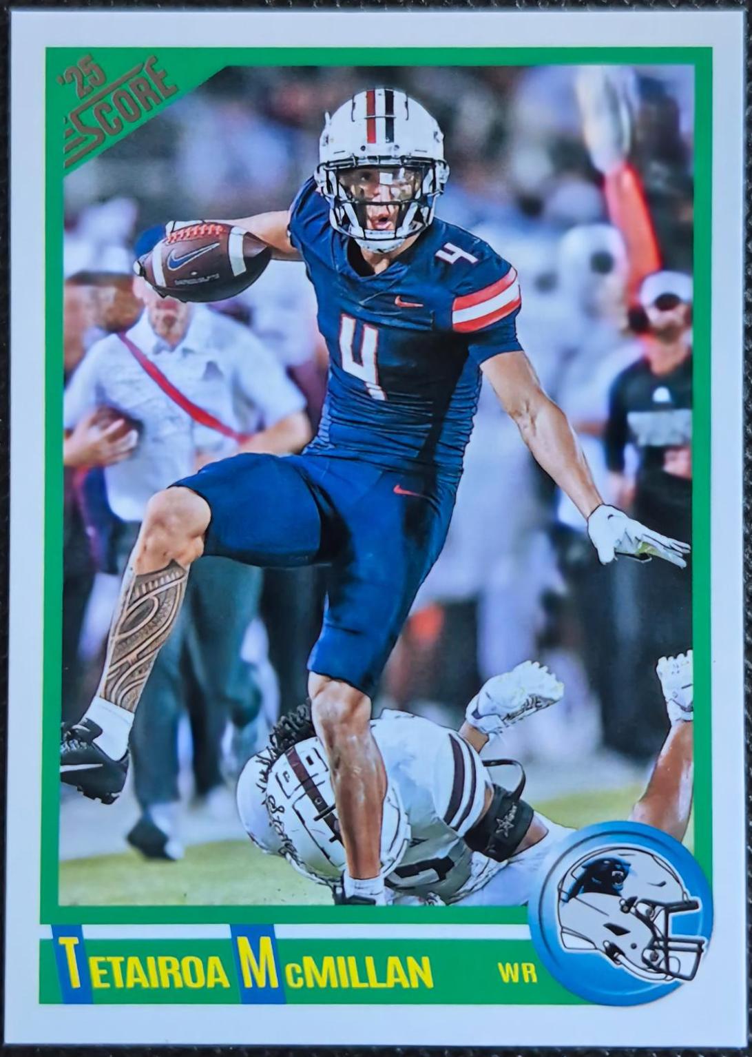 2025 Panini Score Anniversary Rookie Tetairoa McMillan #3 card