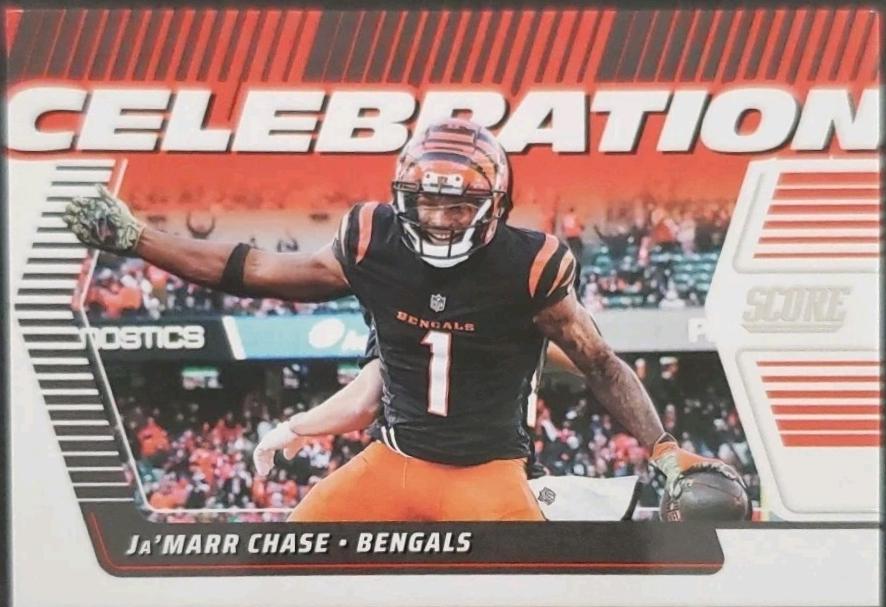 2025 Panini Score Celebration Ja'Marr Chase #5 card