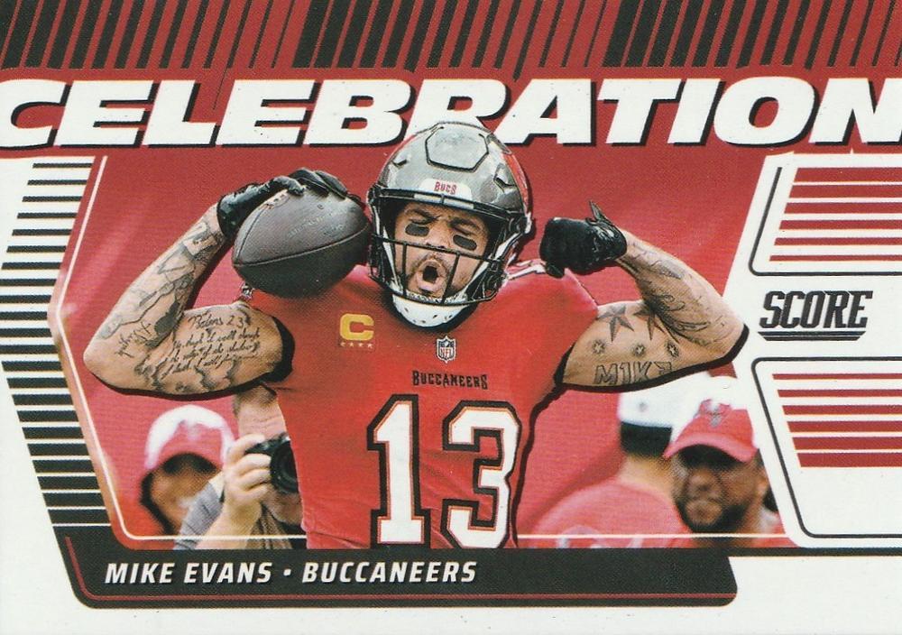 2025 Panini Score Celebration Mike Evans #1 card