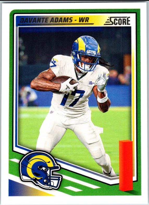 2025 Panini Score Davante Adams #73 card
