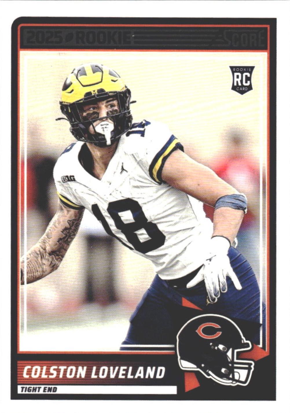 2025 Panini Score Rookie Colston Loveland #31 card