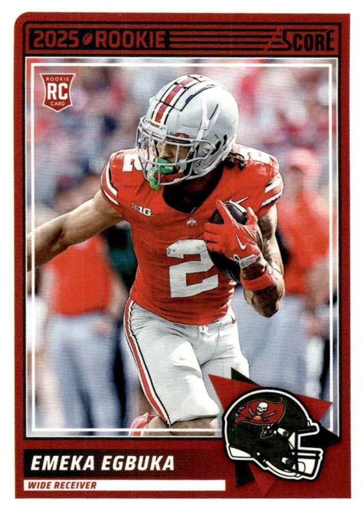 2025 Panini Score Rookie Emeka Egbuka #2 card