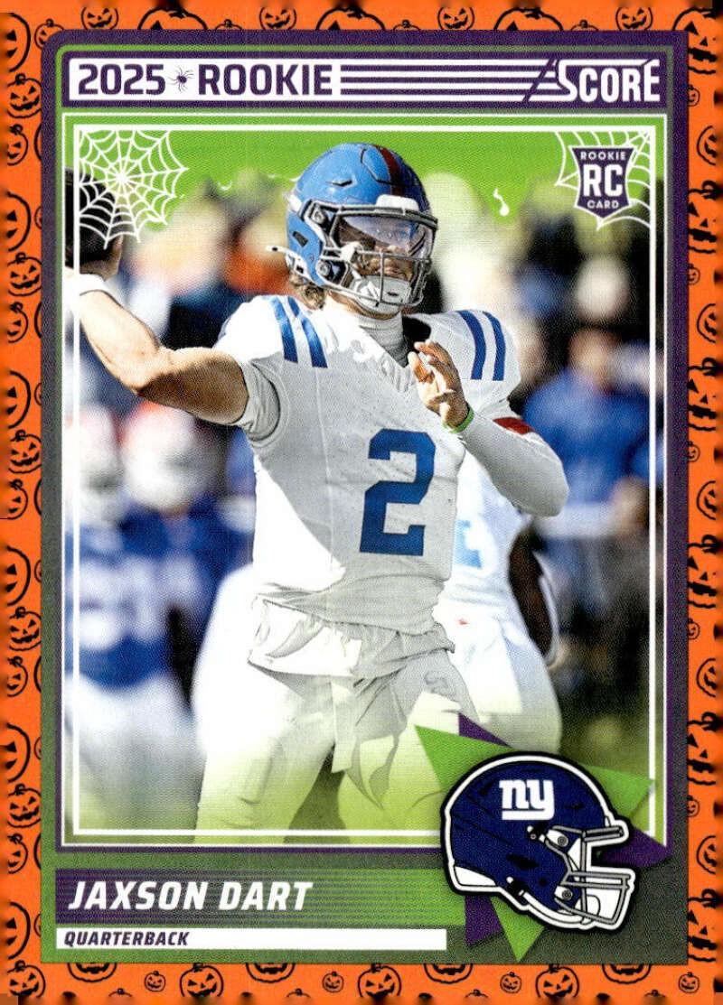 2025 Panini Score Rookie Jaxson Dart [Pumpkin] #35 card