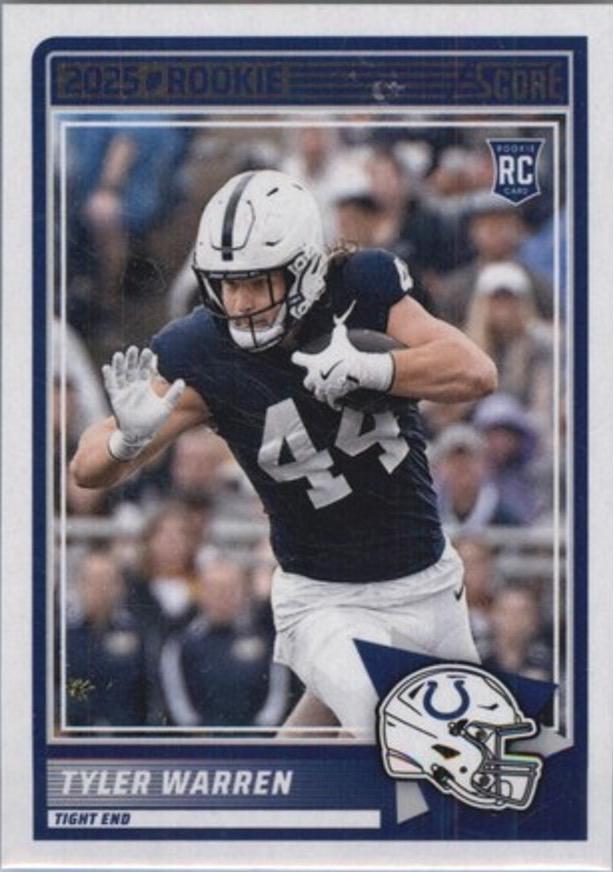 2025 Panini Score Rookie Tyler Warren #21 card