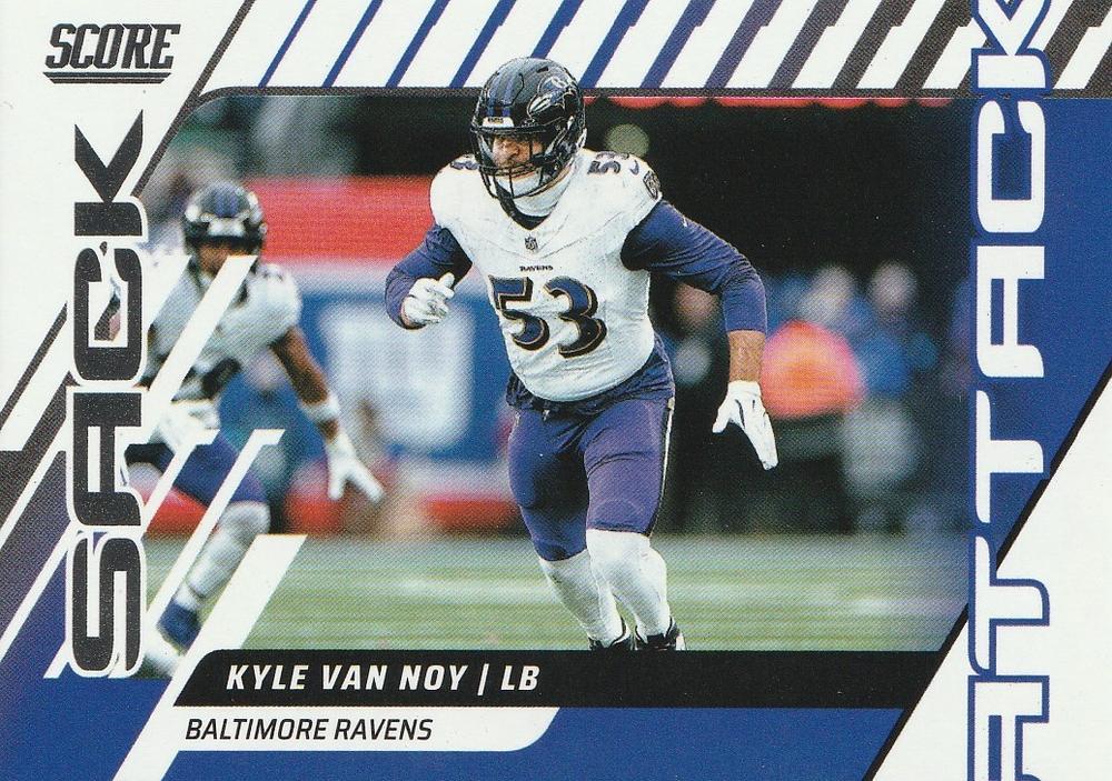 2025 Panini Score Sack Attack Kyle Van Noy #2 card