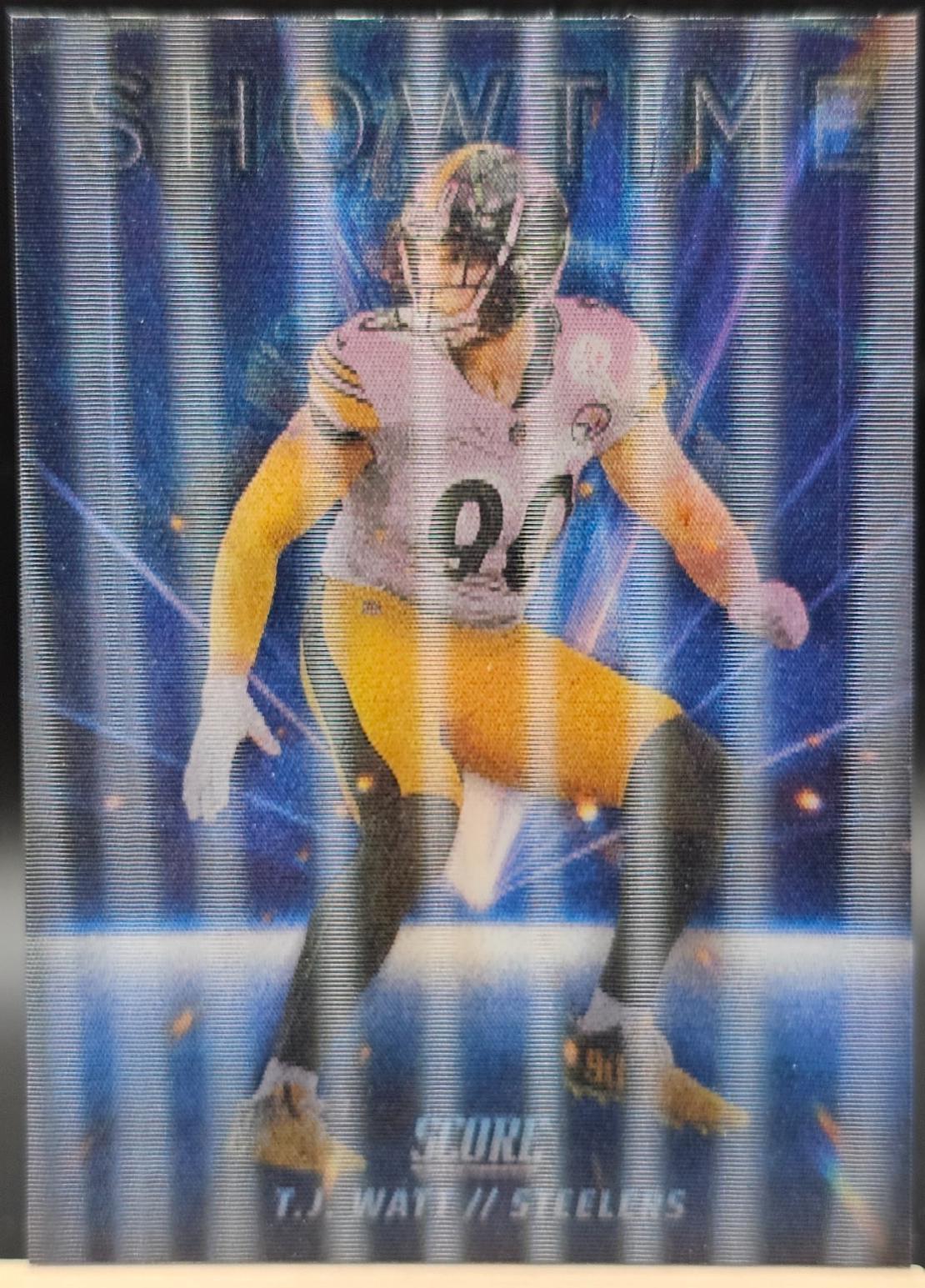 2025 Panini Score Showtime T.J. Watt #7 card