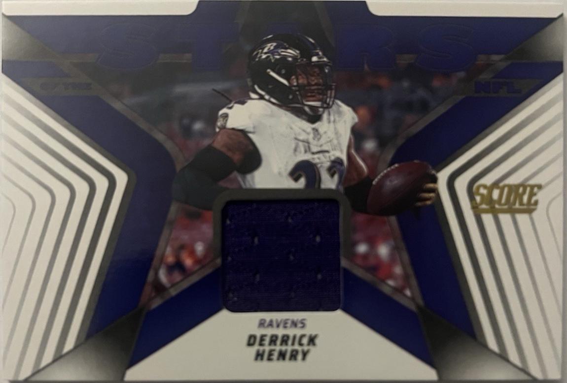 2025 Panini Score Stars of the NFL Jersey Derrick Henry #6 card