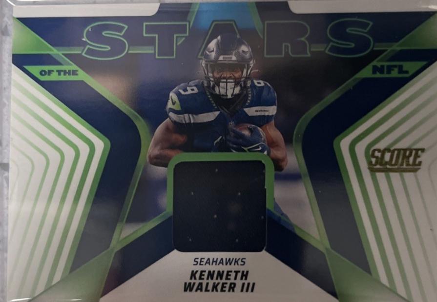 2025 Panini Score Stars of the NFL Jersey Kenneth Walker III #45 card