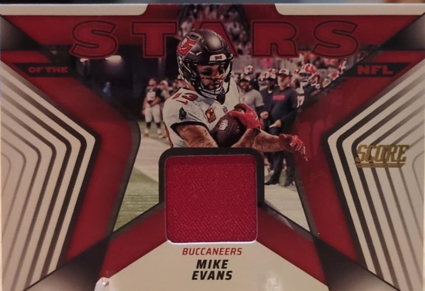 2025 Panini Score Stars of the NFL Jersey Mike Evans #47 card