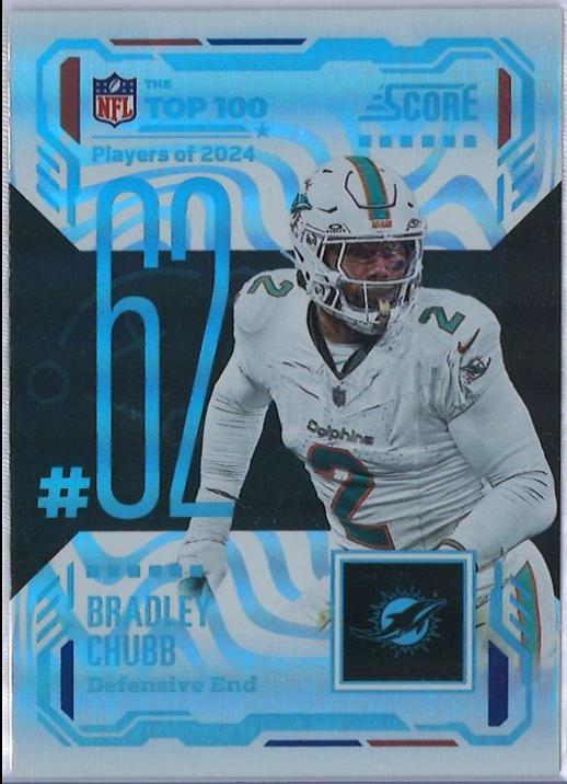 2025 Panini Score Top 100 Bradley Chubb #62 card
