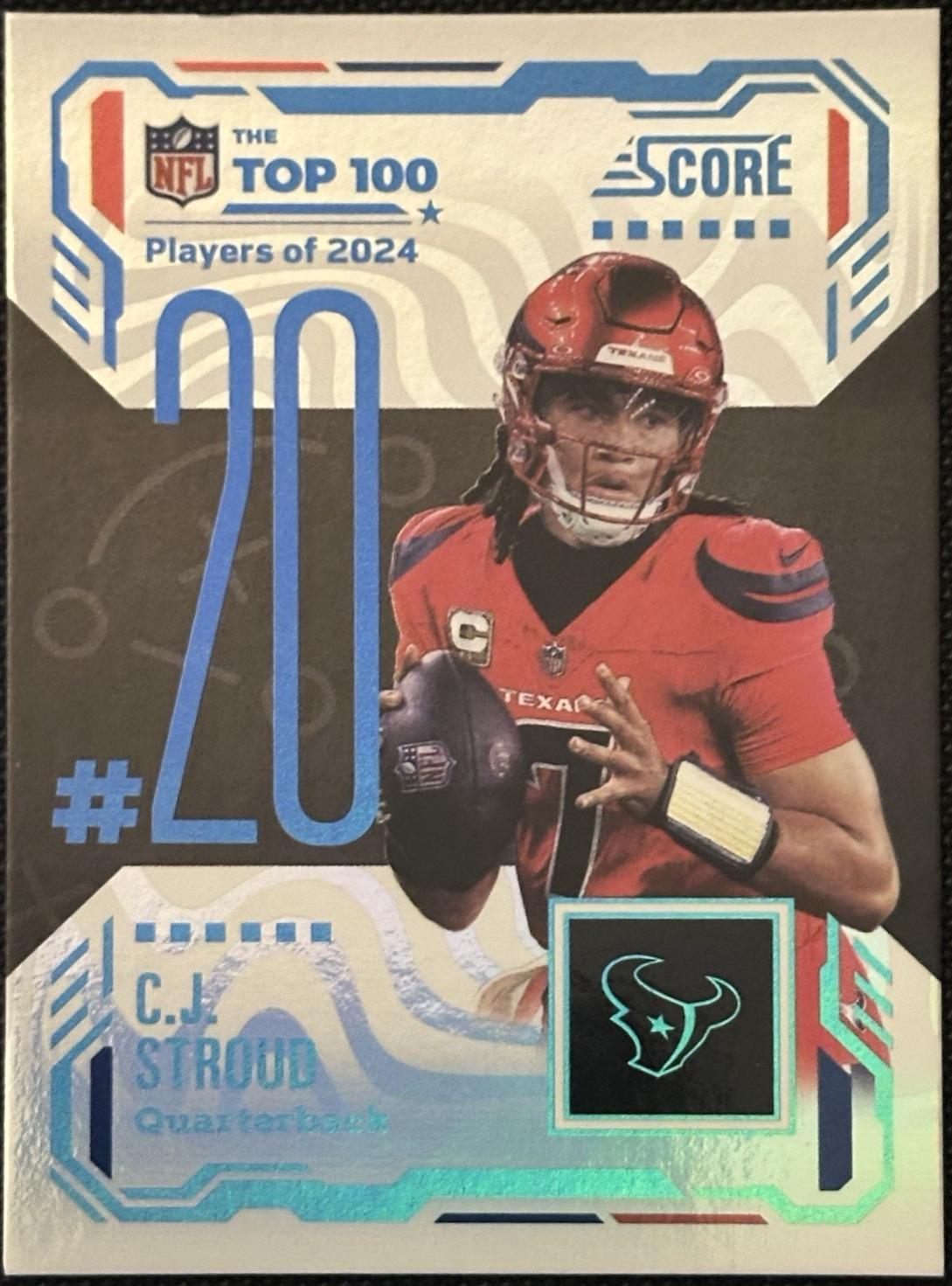 2025 Panini Score Top 100 C.J. Stroud #20 card