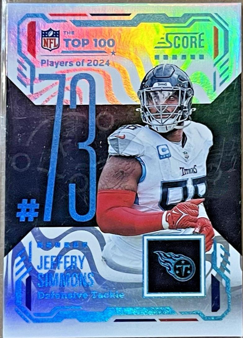 2025 Panini Score Top 100 Jeffery Simmons #73 card