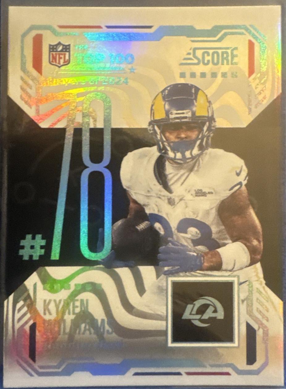 2025 Panini Score Top 100 Kyren Williams #78 card