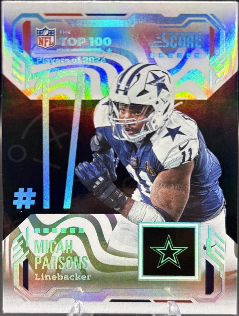 2025 Panini Score Top 100 Micah Parsons #17 card