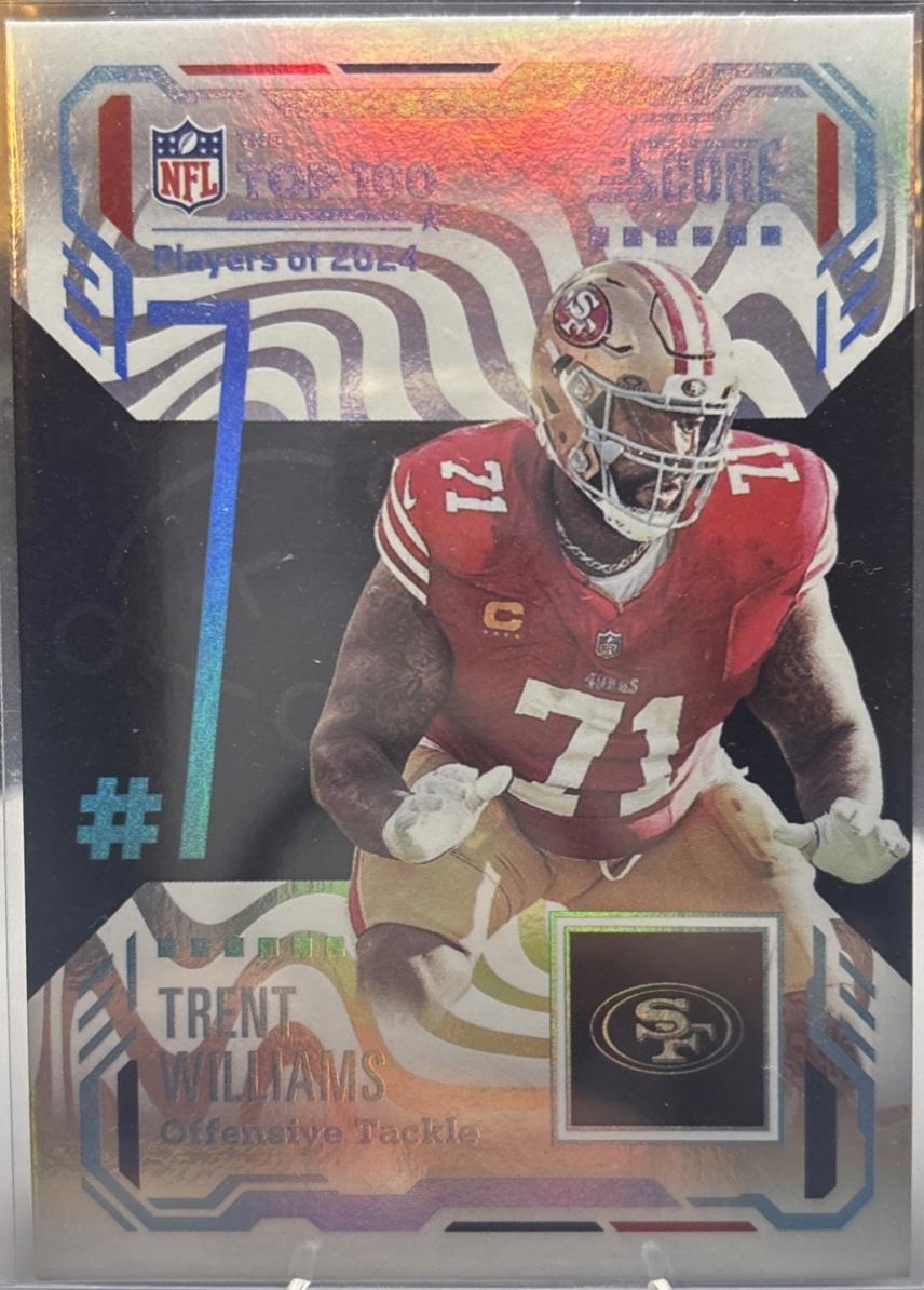 2025 Panini Score Top 100 Trent Williams #7 card