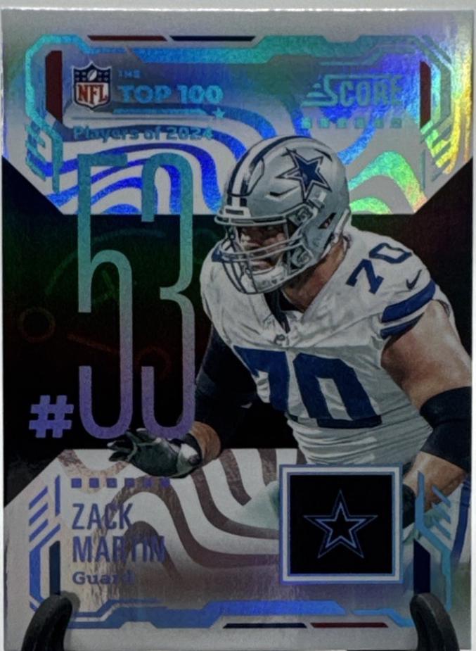 2025 Panini Score Top 100 Zack Martin #53 card