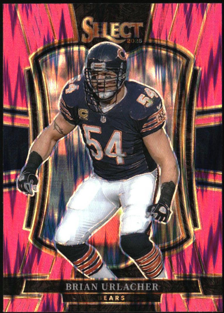 2025 Panini Select Brian Urlacher [Pink Prizm Shock] #200 card