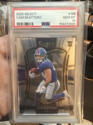 2025 Panini Select Cam Skattebo #195 card