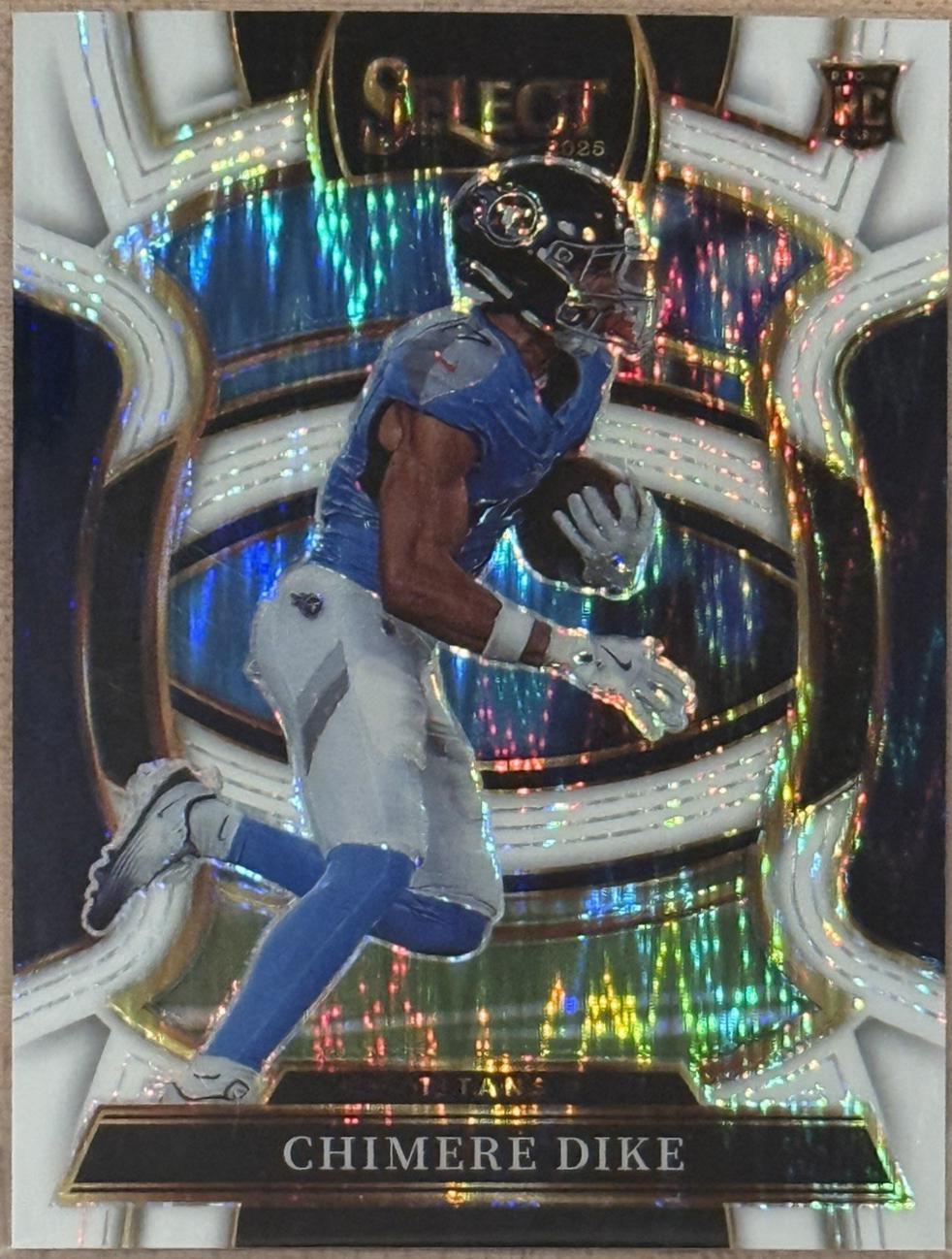 2025 Panini Select Chimere Dike [White Prizm Shock] #27 card