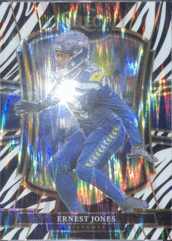 2025 Panini Select Ernest Jones [Zebra Prizm] #113 card