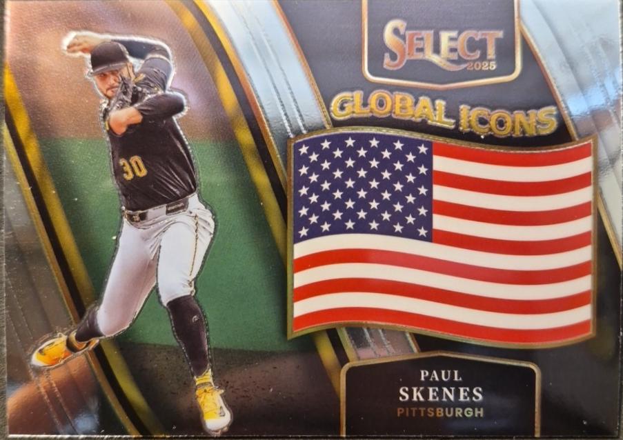 2025 Panini Select Global Icons Paul Skenes #13 card