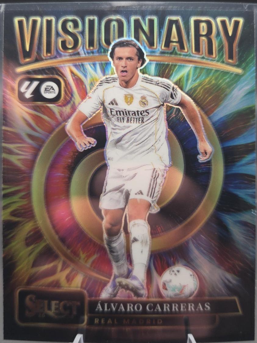 2025 Panini Select La Liga Visionary Alvaro Carreras #25 card