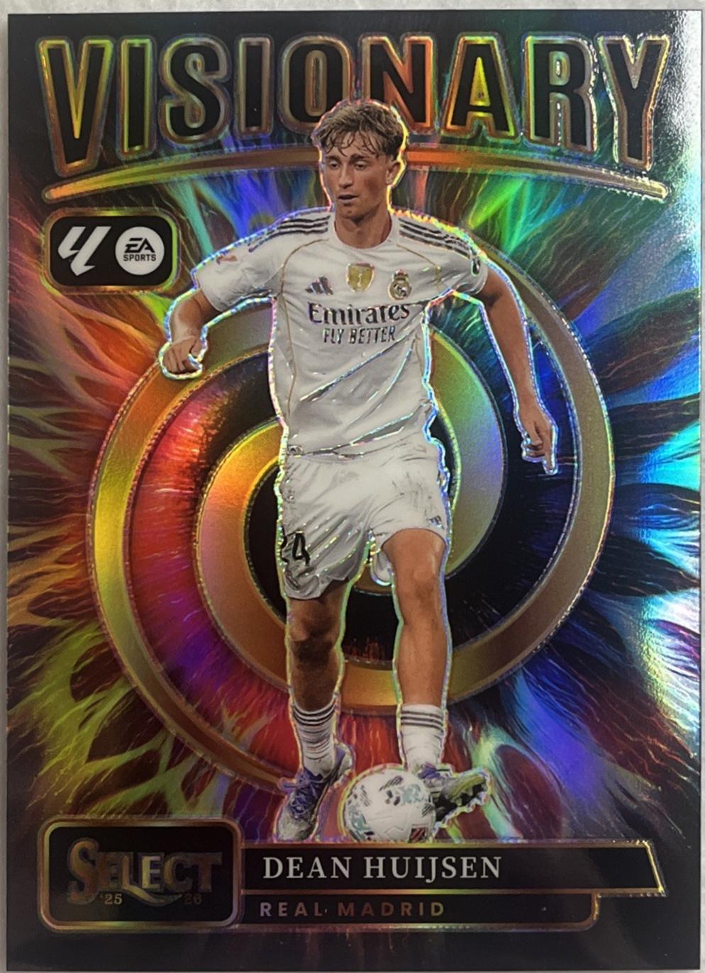 2025 Panini Select La Liga Visionary Dean Huijsen #4 card