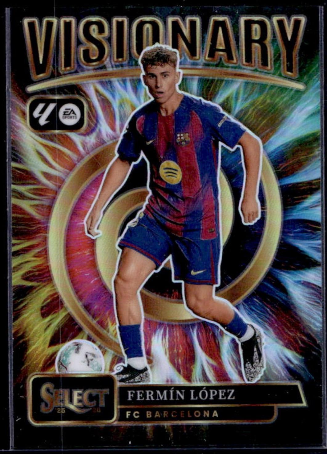 2025 Panini Select La Liga Visionary Fermin Lopez #23 card