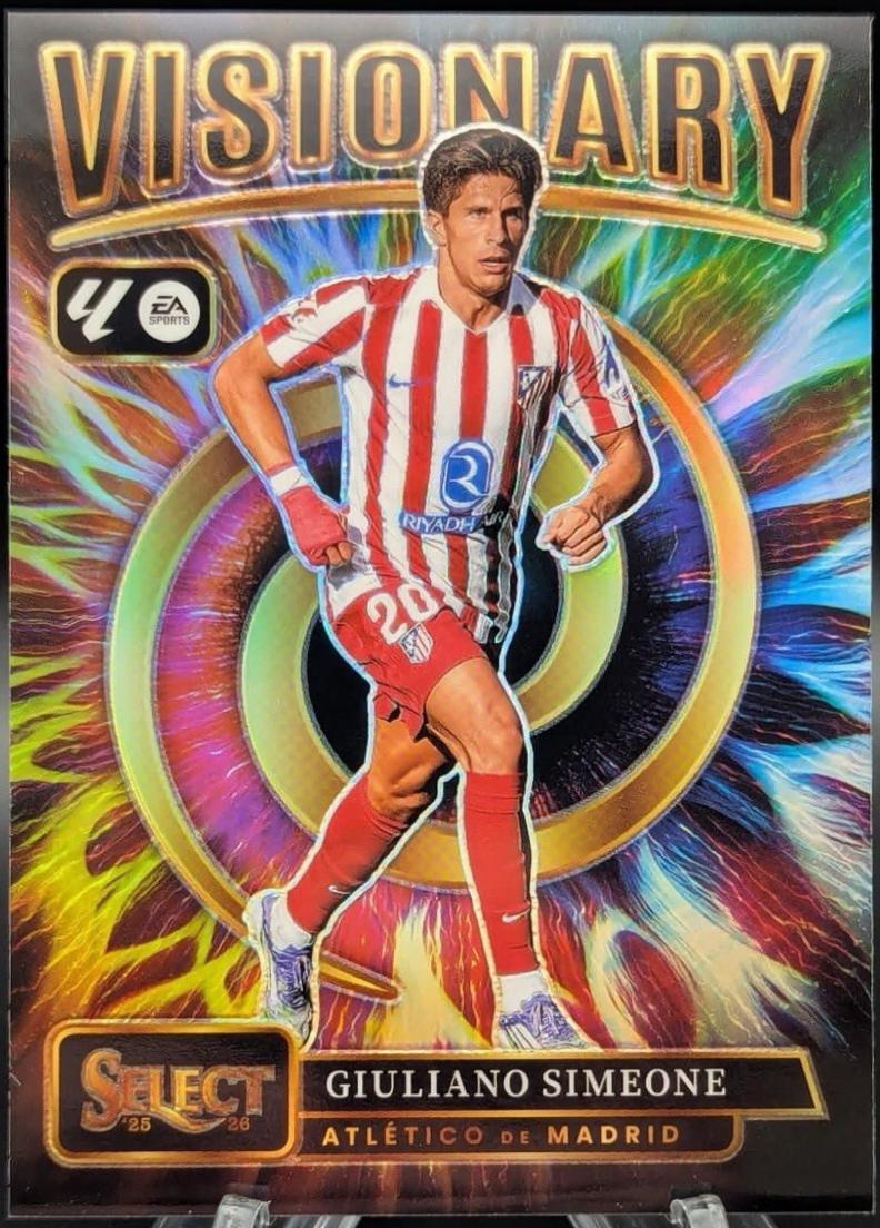 2025 Panini Select La Liga Visionary Giuliano Simeone #9 card