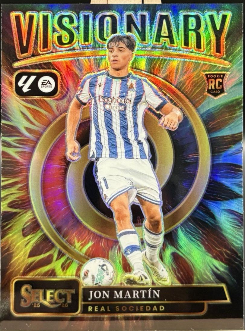 2025 Panini Select La Liga Visionary Jon Martin #20 card