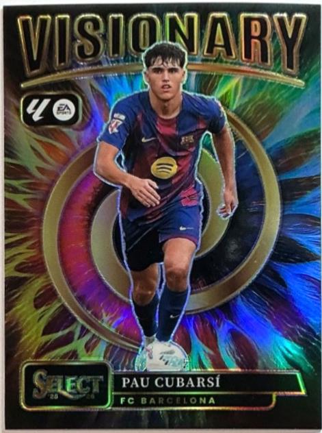 2025 Panini Select La Liga Visionary Pau Cubarsi #5 card