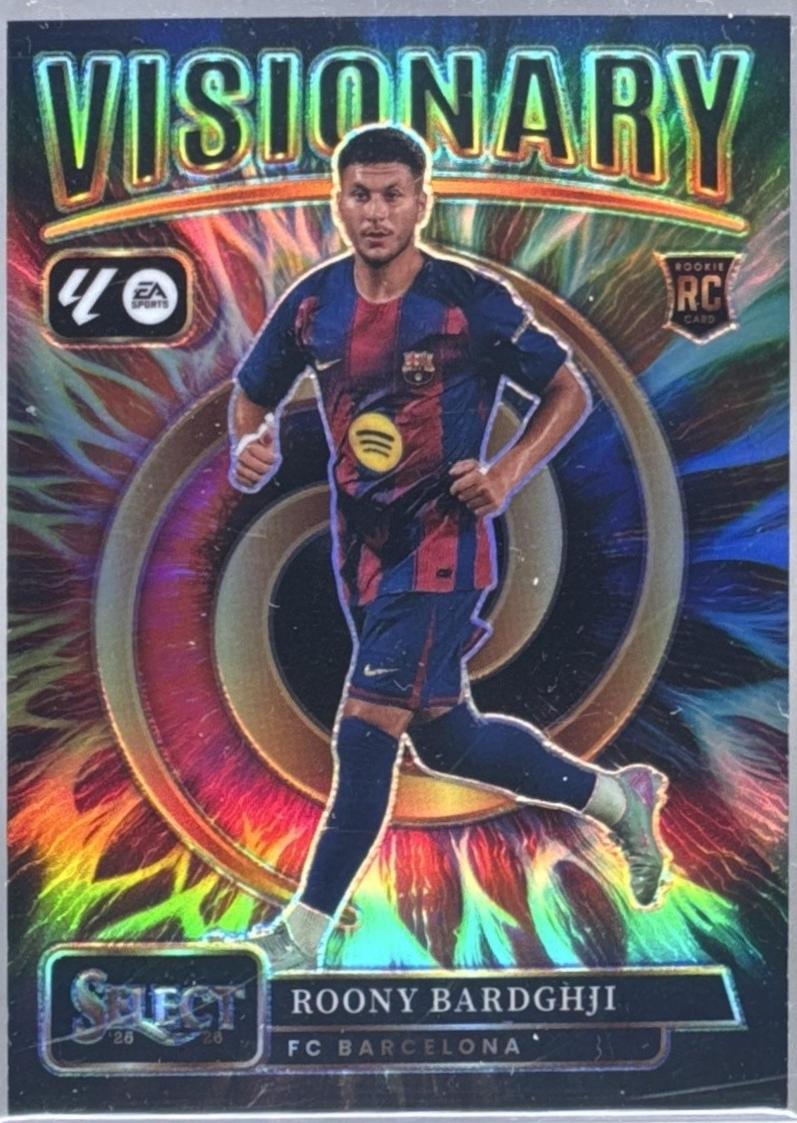 2025 Panini Select La Liga Visionary Roony Bardghji #17 card