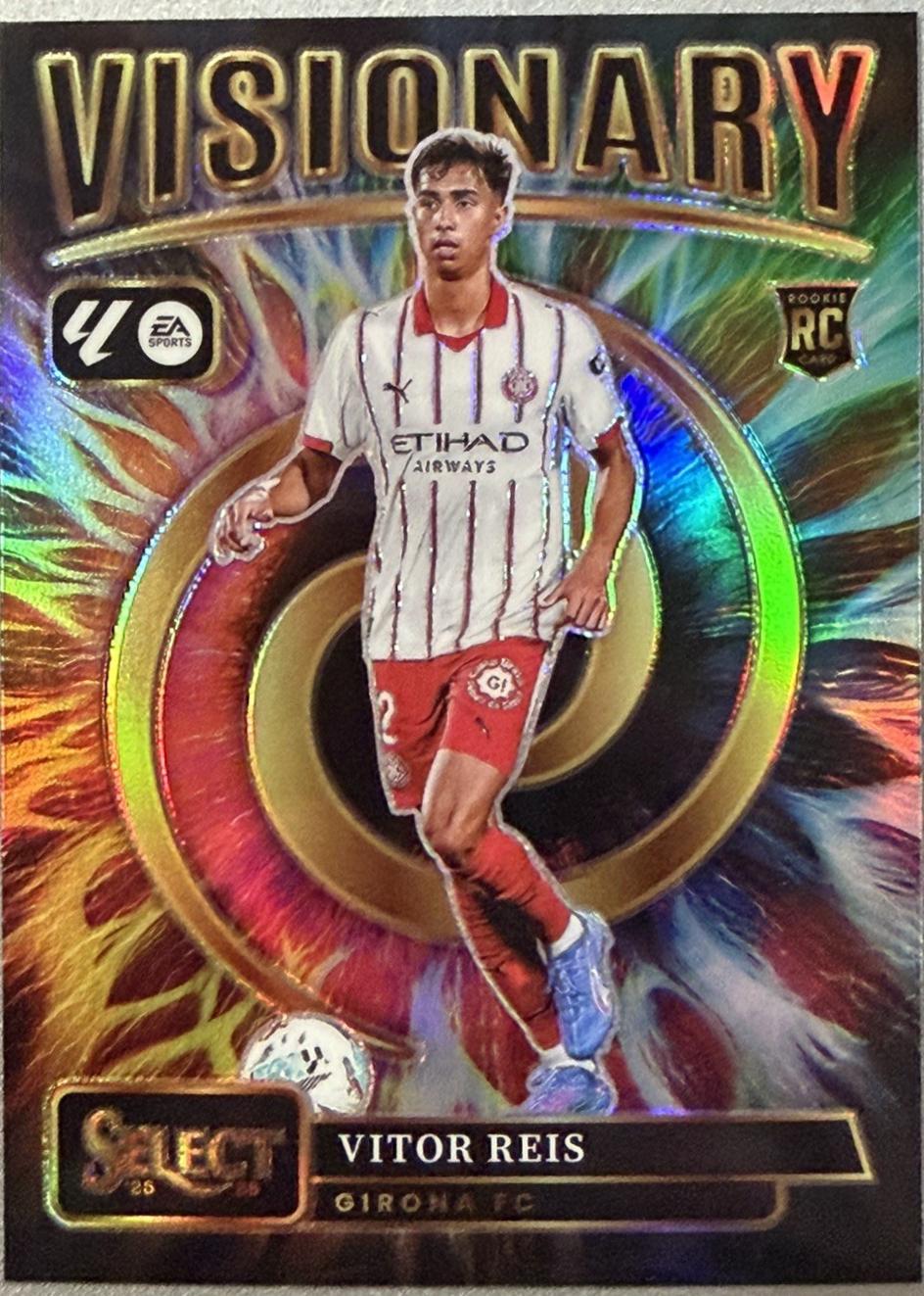 2025 Panini Select La Liga Visionary Vitor Reis #13 card