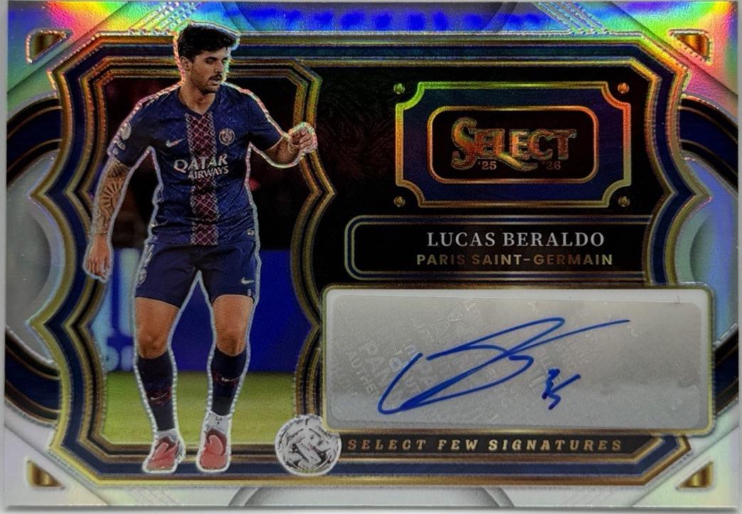 2025 Panini Select Ligue 1 Select Few Signature Lucas Beraldo #5 card