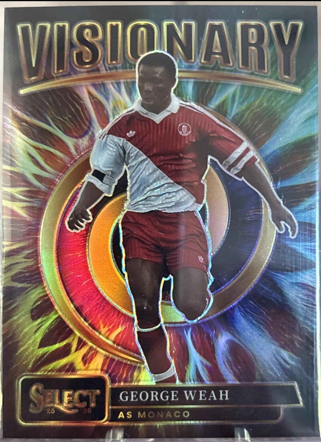 2025 Panini Select Ligue 1 Visionary George Weah #25 card