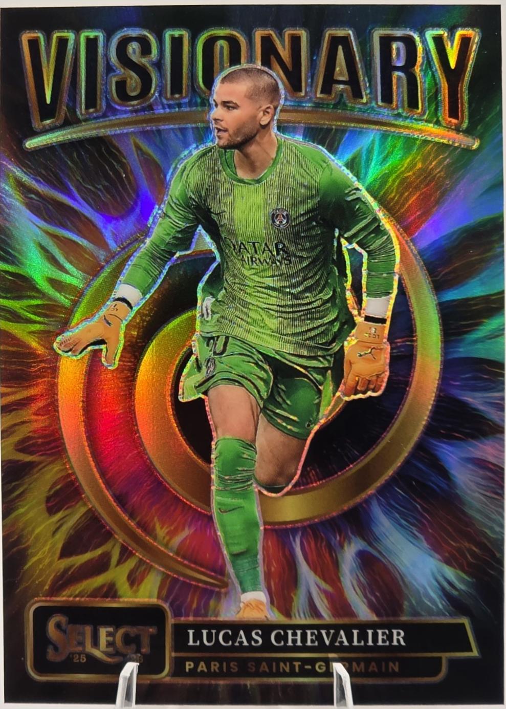 2025 Panini Select Ligue 1 Visionary Lucas Chevalier #4 card