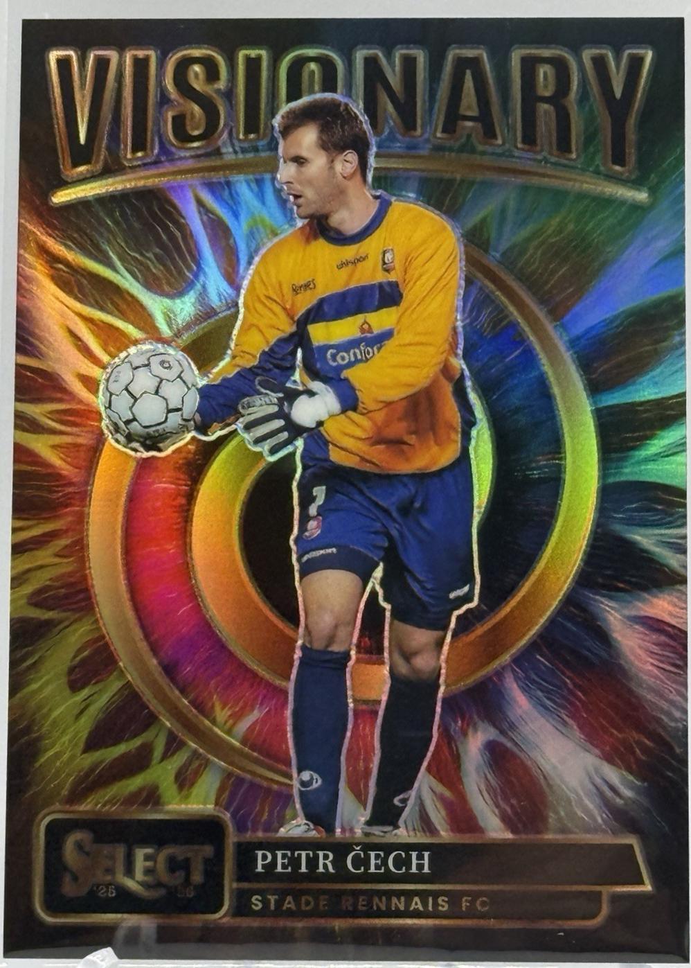 2025 Panini Select Ligue 1 Visionary Petr Cech #18 card