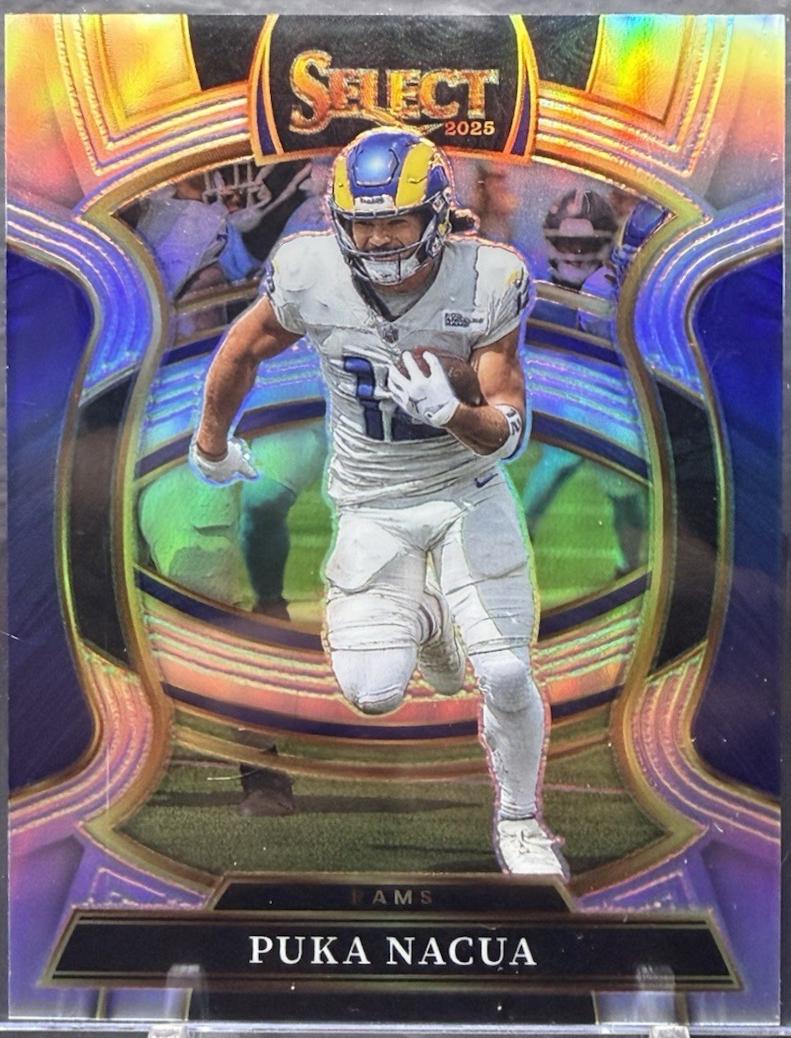 2025 Panini Select Puka Nacua [Silver Prizm] #21 card