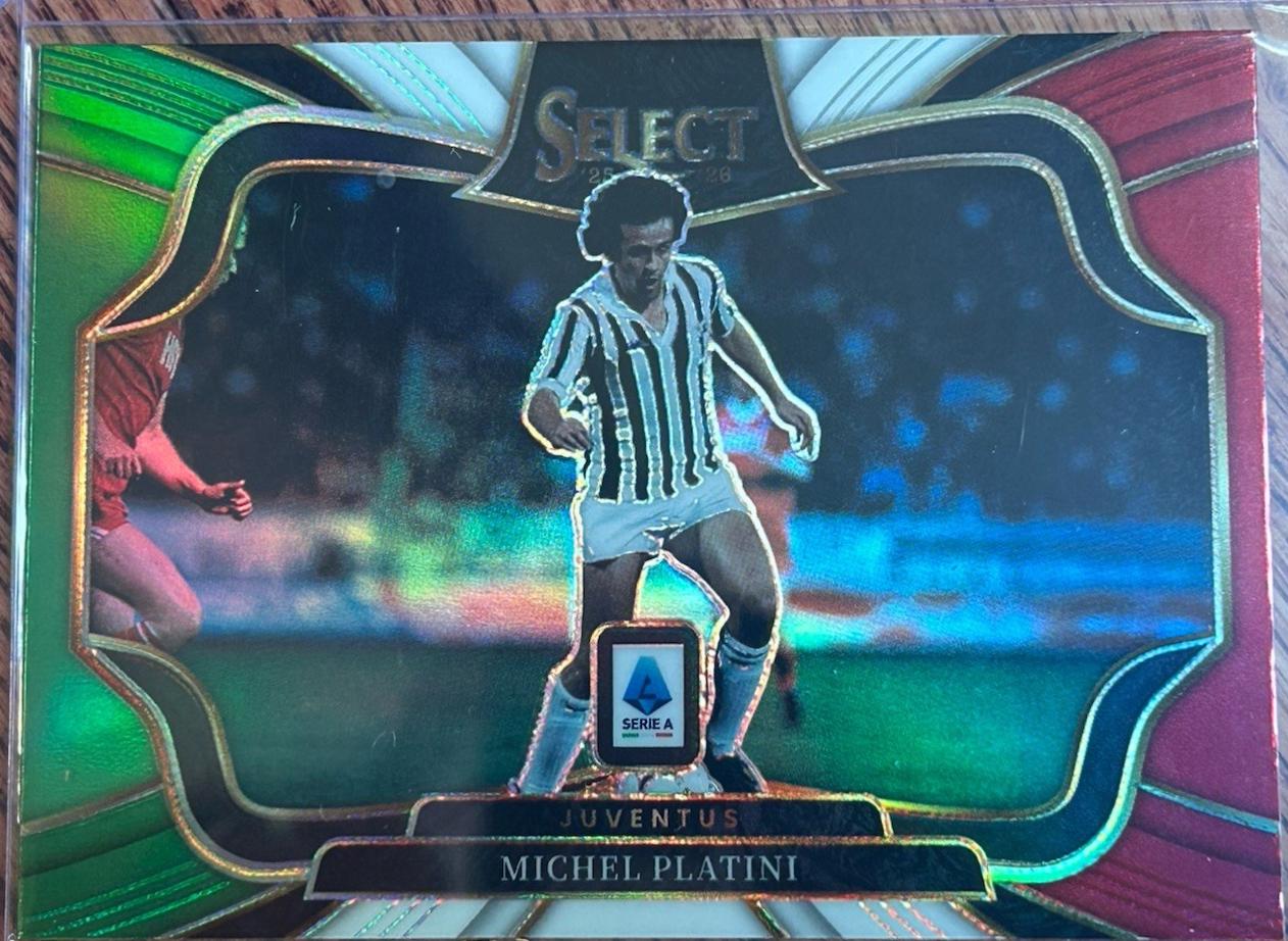 2025 Panini Select Serie A Michel Platini [Multi-Color] #238 card