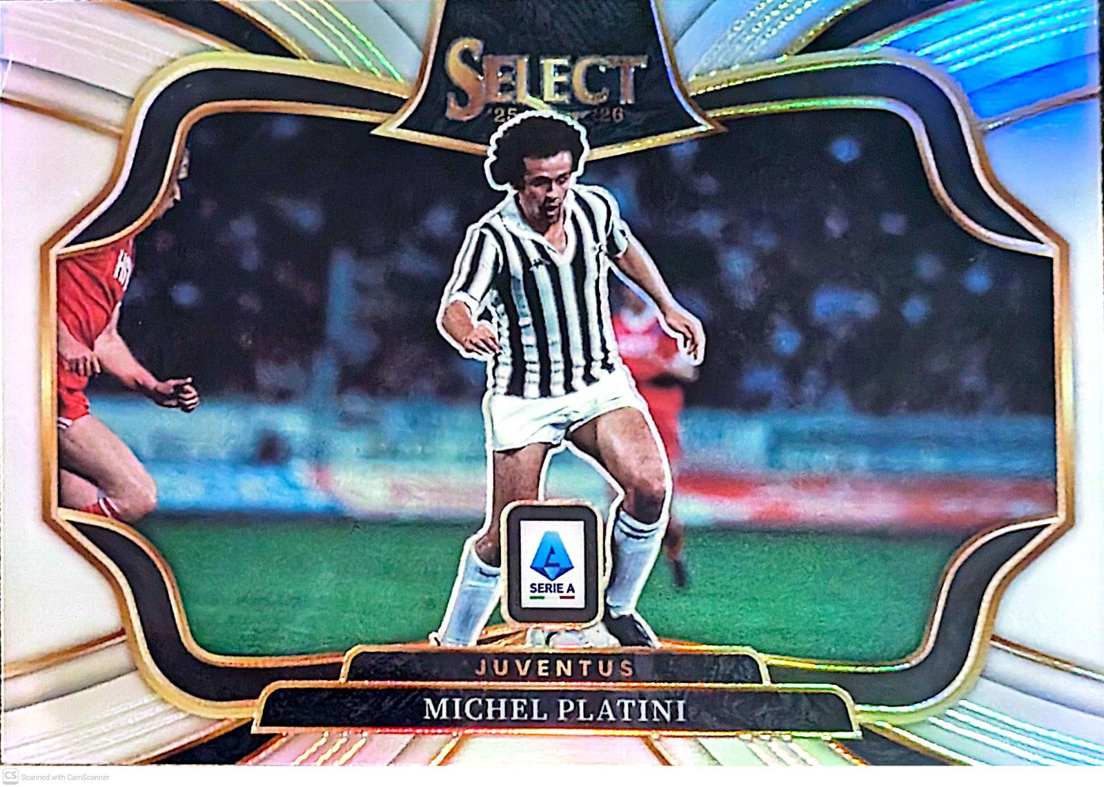 2025 Panini Select Serie A Michel Platini [Silver] #238 card