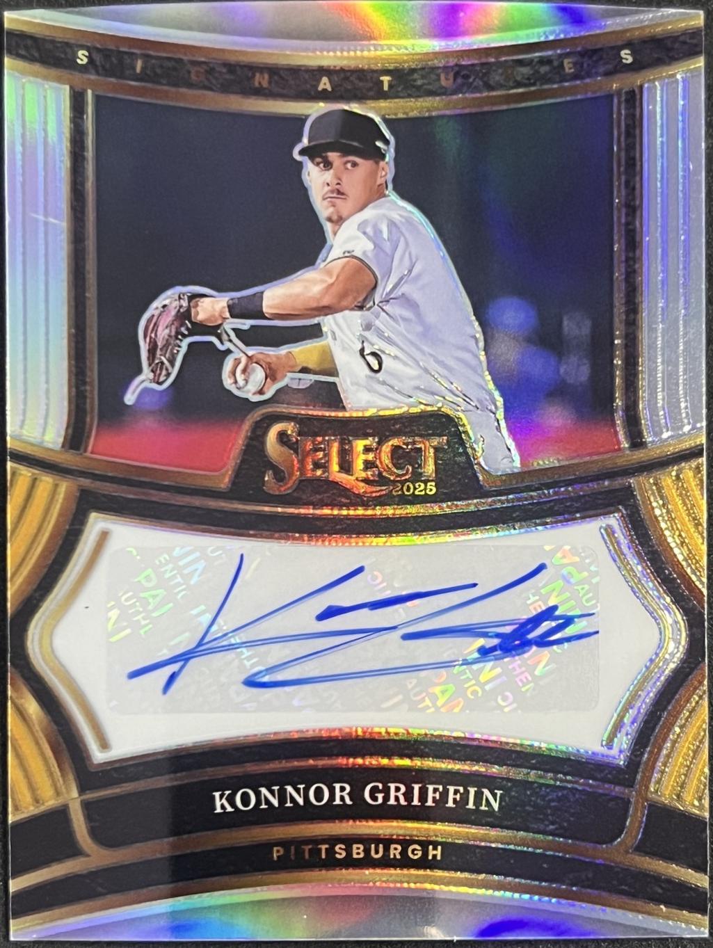 2025 Panini Select Signature Konnor Griffin #7 card