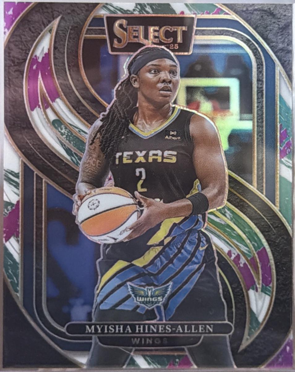 2025 Panini Select WNBA Myisha Hines-Allen [Jazz Prizm] #154 card